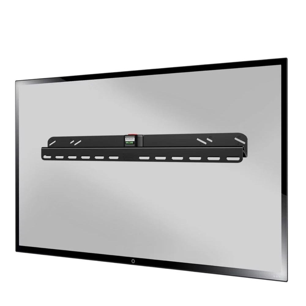 Sanus Simply Safe Large Fixed Position TV Wall Mount Bracket Black 47-80 Inch